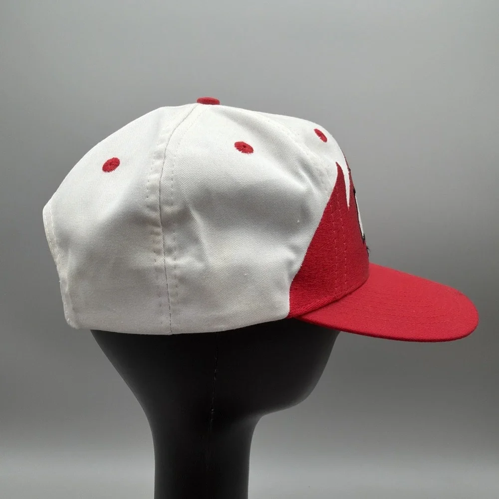Vintage 90's NFL Kansas City Chiefs Sharktooth Design KC Snap back Hat Cap